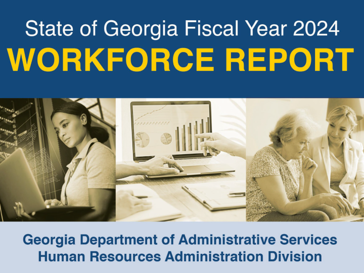 Image of the cover of the State of Georgia 2024 Workforce Report.