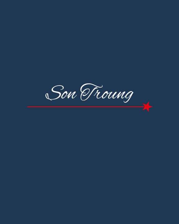 Image of the name Son Truong in a white script on a blue background.